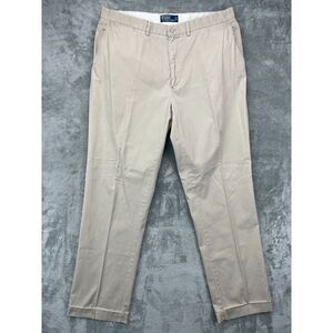 VTG Polo Ralph Lauren Men's Pants 38x34‎ Beige Khaki Chino Cotton